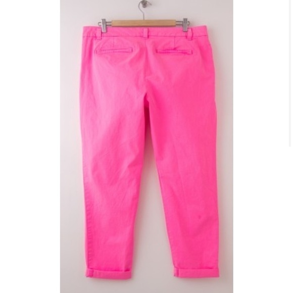 GAP Khaki’s,”Can You See Me Now Neon Pink💕 Incredibly Soft,Broken-In Straight - Picture 7 of 8